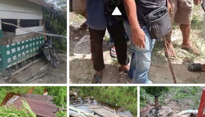 Portal dan Pos Security PT SIS Dirusak, Karyawan Terluka Dilempar Batu: Oknum Mengaku Baru Keluar Penjara Diduga Mengancam