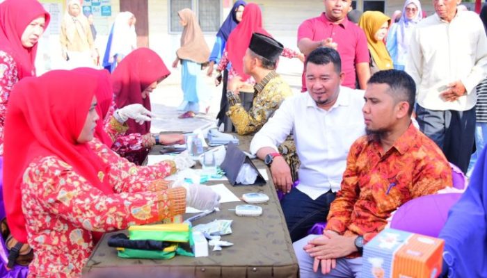 Bakti Sosial HUT PPNI di Bengkalis, Ratusan Warga Dapat Pemeriksaan Lengkap