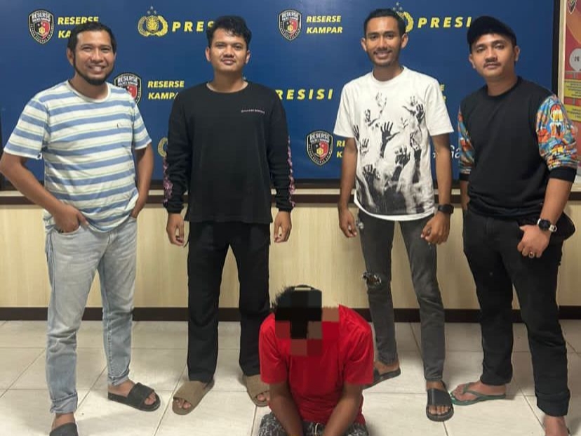 Kurang dari Empat Jam, Polisi Tangkap Pelaku Pembunuhan Berencana di Kampar