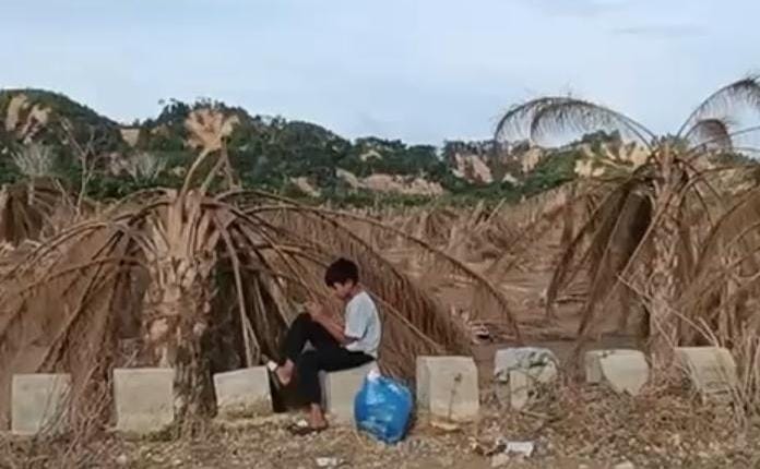 Kebun Sawit Tertimbun Lumpur, Petani Aceh Tamiang Terancam Kehilangan Penghidupan
