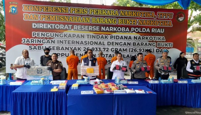 Napi AA Otaki Peredaran 117 Kg Sabu, Dua Kurir Ditangkap