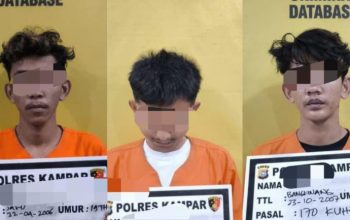 Dipicu Dendam dan Miras, Trio Pemuda Babak Belurkan AF di Bangkinang