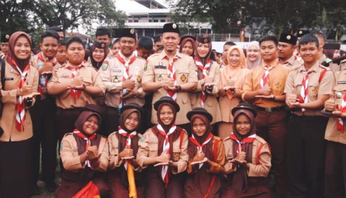 Pengurus Pramuka Pekanbaru 2025-2030 Dilantik, Fokus Lawan Kenakalan Remaja