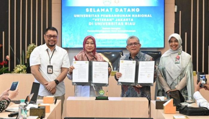 Jawab Tantangan Dunia Kampus, UNRI Gandeng UPNVJ dalam Kerja Sama Strategis