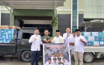 Petani Sawit Riau Salurkan Bantuan, Kodam XIX Siap Kirim ke Wilayah Bencana
