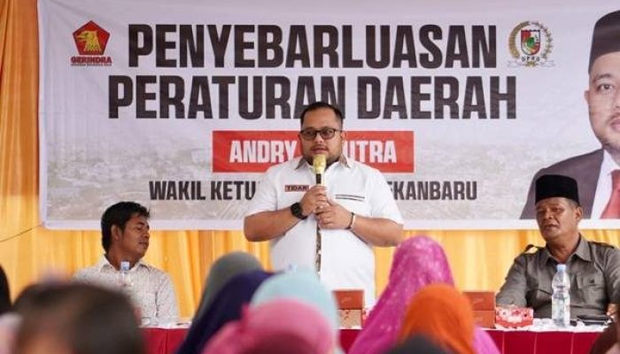 Wakil Ketua DPRD Pekanbaru Andry Saputra Gelar Penyebarluasan Perda di Limbungan Baru