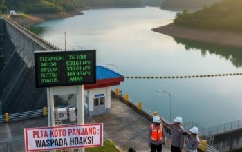 Inflows Naik Tipis, Waduk Koto Panjang Masih Aman, PLTA Luruskan Informasi Palsu