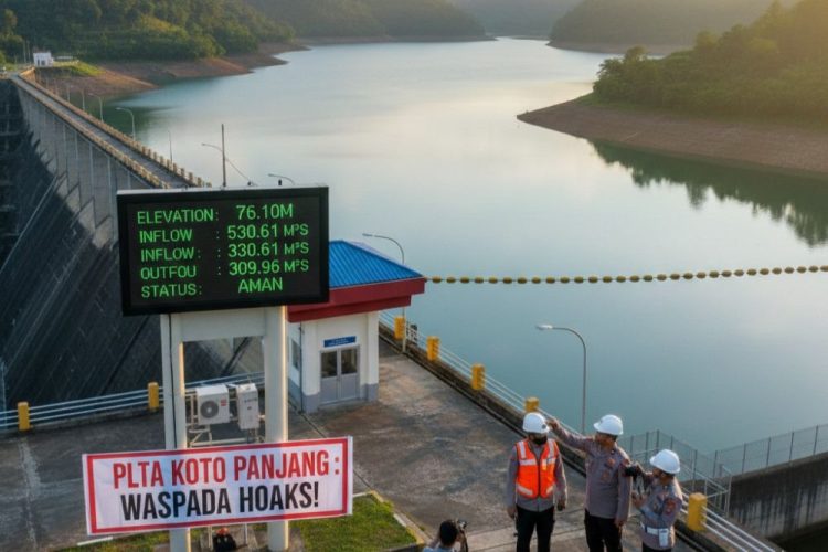 Inflows Naik Tipis, Waduk Koto Panjang Masih Aman, PLTA Luruskan Informasi Palsu