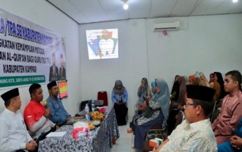ToT Guru TKA–TPA di Kampar, Bupati Ingatkan Pentingnya Pembelajaran Al-Qur’an Sejak Dini