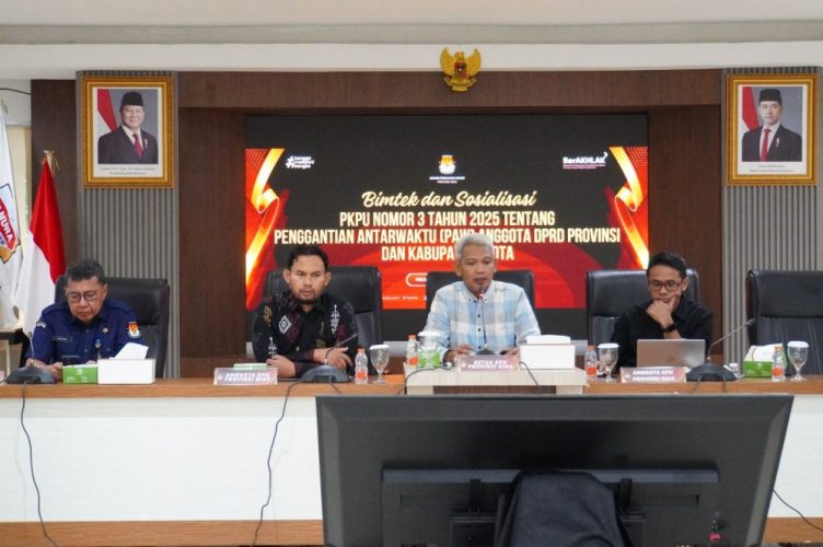 Regulasi PAW Dibahas KPU Riau, Peserta Dalami Aturan dan Alur Prosedural