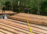 8 Ton Kayu Ilegal Disergap di Sungai Pertas, Satu Pelaku Dibekuk Polres Meranti