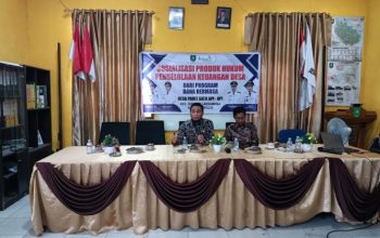 Pemdes Parit 1 Api-Api Gelar Sosialisasi Produk Hukum Pengelolaan Keuangan Desa