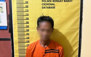 Aksi Kabur Gagal, Lek Anto Diciduk Tim Reskrim Rengat Barat dengan Barang Bukti Sabu