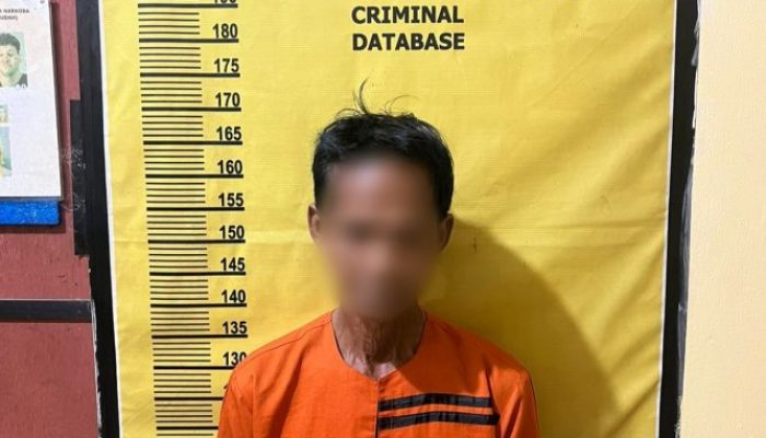 Aksi Kabur Gagal, Lek Anto Diciduk Tim Reskrim Rengat Barat dengan Barang Bukti Sabu