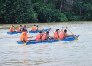 60 Tim Berlaga, Pacu Sampan Mini Kago Bangkitkan Sport Tourism Kampar