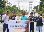 Diguyur Hujan, Donasi di Jembatan Sultanah Latifah Tembus Rp21,5 Juta