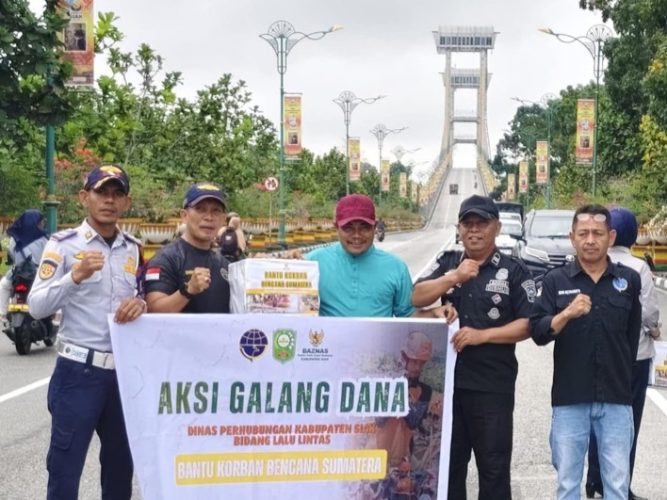 Diguyur Hujan, Donasi di Jembatan Sultanah Latifah Tembus Rp21,5 Juta