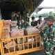 4,2 Ton Bantuan Kemanusiaan Dikirim dari Pekanbaru ke Aceh via Hercules
