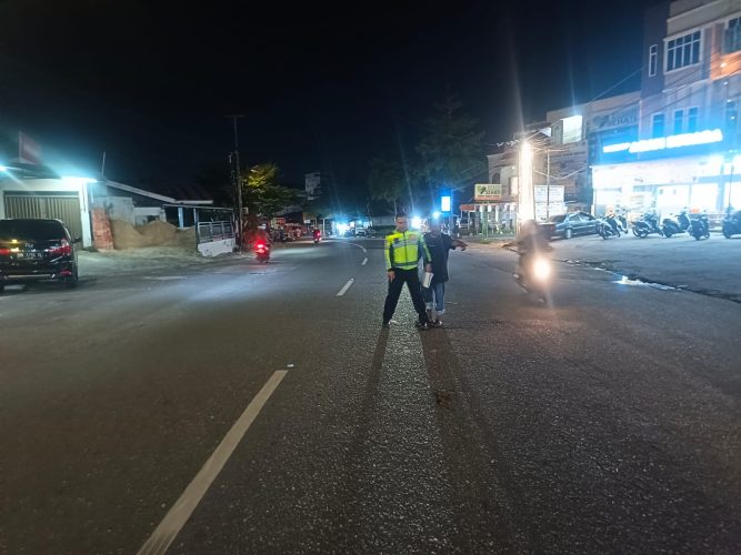 Malam Nahas di Jalan Hangtuah, Dua Motor Bertabrakan Satu Pelajar Tewas