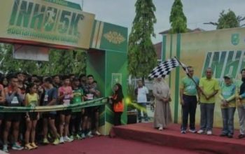 Ratusan Warga Ramaikan Fun Run 5K Inhu, Gaungkan Gaya Hidup Sehat