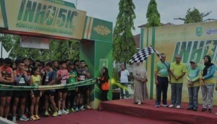 Ratusan Warga Ramaikan Fun Run 5K Inhu, Gaungkan Gaya Hidup Sehat