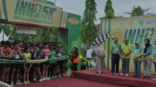 Ratusan Warga Ramaikan Fun Run 5K Inhu, Gaungkan Gaya Hidup Sehat
