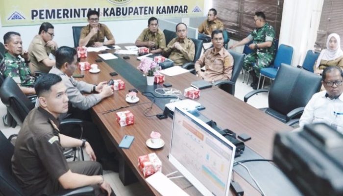 Rakor Inflasi Nasional, Kampar Siap Jalankan Kebijakan Strategis Pemerintah Pusat