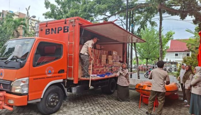 Curah Hujan Tinggi, Ratusan KK di Inhil Terendam Banjir