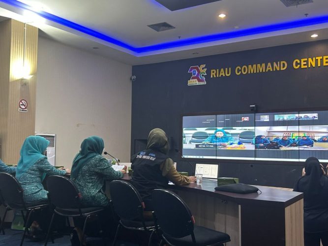 Monev PKK Riau–Meranti Fokus Perbaikan Program dan Penguatan Kader