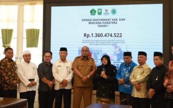 Rp1,3 Miliar dari Rakyat Siak, Uluran Tangan untuk Aceh, Sumut, dan Sumbar