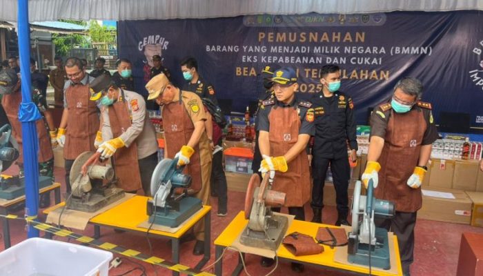 Rokok Tanpa Cukai hingga HP Batam Dimusnahkan, Negara Diselamatkan Rp3,1 Miliar