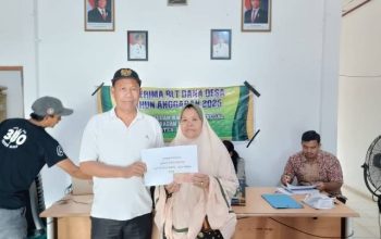 BLT Dana Desa Bagan Manunggal Disalurkan, 34 Warga Terima Bantuan November–Desember