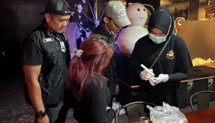 Jelang Nataru, Polresta Pekanbaru Sapu Bersih THM dari Narkoba