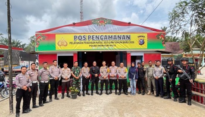 Tiga Tim Polres Inhu Turun Langsung, Pastikan Pos Nataru Siap Layani Masyarakat