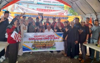Peduli Sesama, Gonjong Limo Se-Riau Ringankan Beban Korban Bencana Limapuluh Kota
