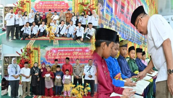 Seratus Anak Yatim Ikuti Khitan Massal PT BLJ Bengkalis