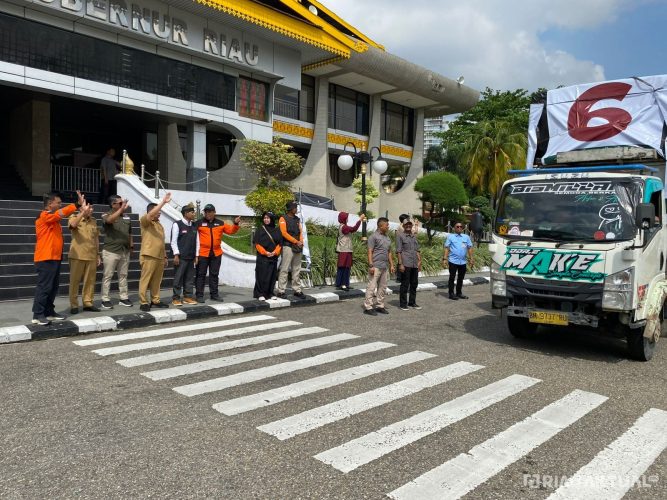 Solidaritas Kemanusiaan: 75 Ton Bantuan dari Riau Dikirim ke Aceh