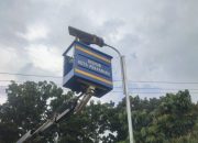 Puluhan Lampu PJUTS Terpasang di Jalan Labersa, Dishub Pekanbaru Tingkatkan Keamanan Malam Hari
