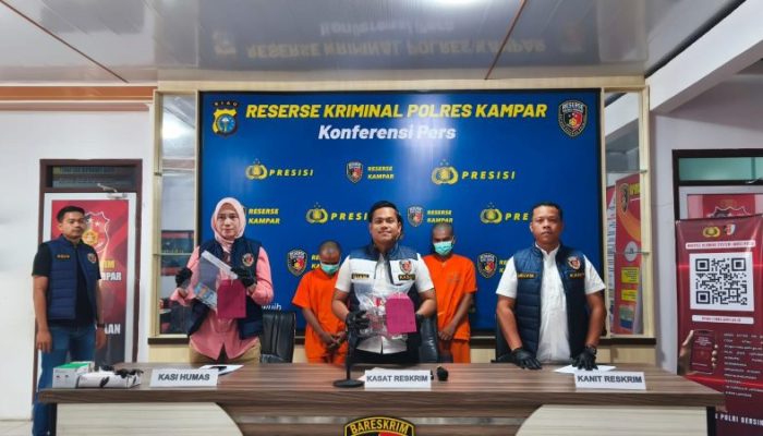 Sepekan, Polres Kampar Ungkap Dua Kasus Pencabulan Anak dan Satu Curat