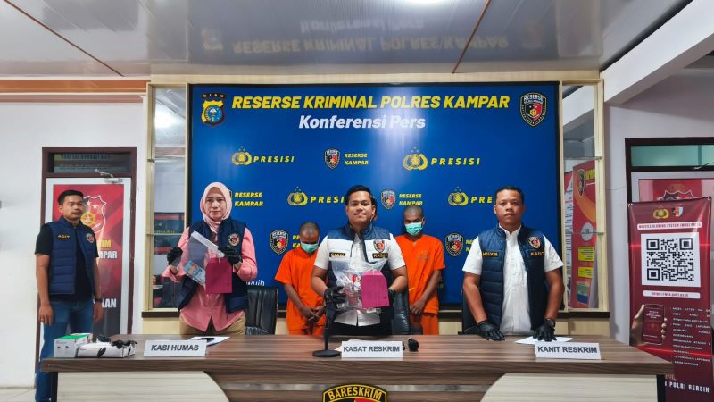 Sepekan, Polres Kampar Ungkap Dua Kasus Pencabulan Anak dan Satu Curat