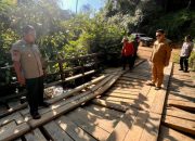 Akses Vital Warga Terancam, Bupati Kampar Minta OPD Tindak Lanjut Jembatan Kayu Rusak