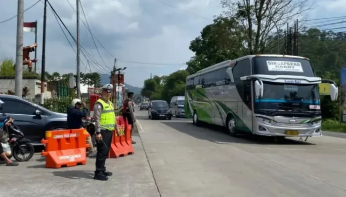 Jalur Nasional Garut Padat, Satlantas Terapkan Rekayasa Lalu Lintas