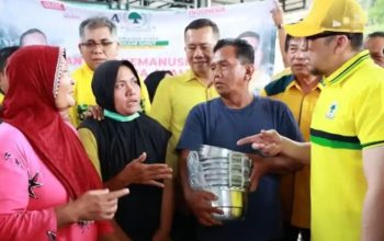 Banjir Rendam Sejumlah Wilayah, Golkar Sumut Salurkan Bantuan hingga Air Bersih