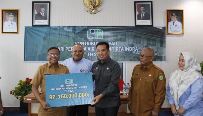Jaga Kinerja Keuangan, PDAM Tirta Indra Sumbang Rp150 Juta ke Daerah