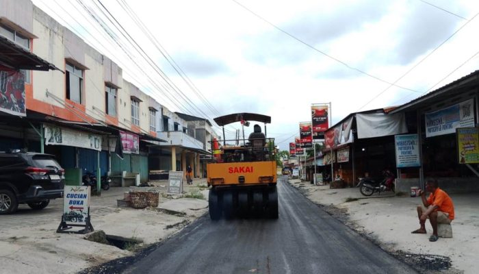 Target 20 Kilometer Terlampaui, Perbaikan Jalan Pekanbaru Tembus 38 Kilometer