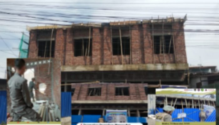 Bangunan Ruko di Jalan Rakyat Diduga Melanggar PBG, Satu Unit di Medan Luput dari Pembongkaran Satpol PP