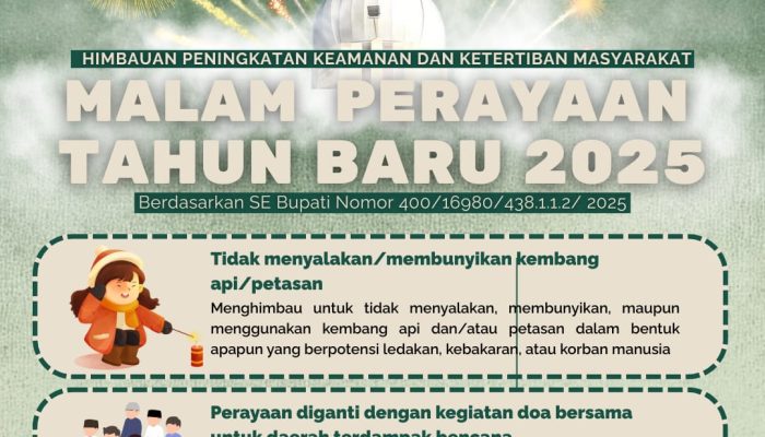 Bupati Sidoarjo Terbitkan SE, Larang Kembang Api dan Petasan di Malam Tahun Baru 2025
