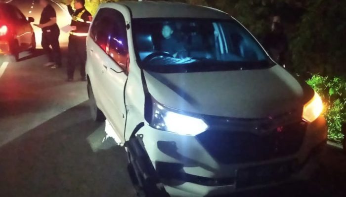 Motor dan Mobil Bertabrakan di Jalan Bima Pekanbaru, Satu Orang Luka