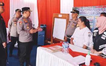 Karo Ops Polda Riau Cek Langsung Pos Pam Simpang Bukit Timah