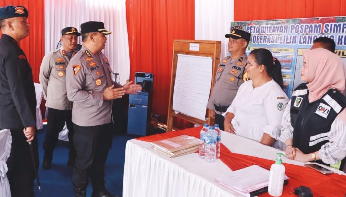 Karo Ops Polda Riau Cek Langsung Pos Pam Simpang Bukit Timah